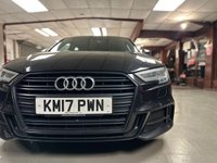 USED 2017 17 AUDI A3 2.0 TDI Black Edition Sportback 5dr Diesel S Tronic Auto  LOW RATE FINANCE AVAILABLE + RAC PLATINUM WARRANTY INCLUDED