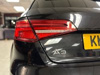 USED 2017 17 AUDI A3 2.0 TDI Black Edition Sportback 5dr Diesel S Tronic Auto  LOW RATE FINANCE AVAILABLE + RAC PLATINUM WARRANTY INCLUDED