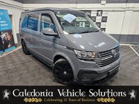 USED 2022 72 VOLKSWAGEN TRANSPORTER 2.0 TDI T28 Highline Panel Van 5dr Diesel Manual FWD SWB Euro 6 (s/s) (110 ps) Caledonia Grand Tourer 4 Berth Camper 1 YEAR MOT | 6 MONTH WARRANTY