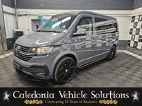USED 2022 72 VOLKSWAGEN TRANSPORTER 2.0 TDI T28 Highline Panel Van 5dr Diesel Manual FWD SWB Euro 6 (s/s) (110 ps) Caledonia Grand Tourer 4 Berth Camper 1 YEAR MOT | 6 MONTH WARRANTY