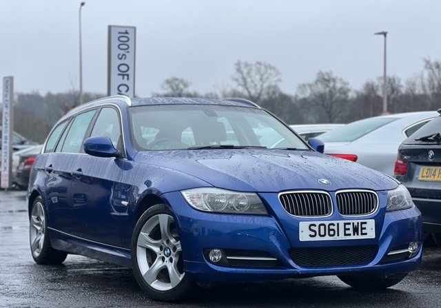 2011 61 BMW 3 SERIES 2.0 318i Exclusive Edition Touring 5dr Petrol Steptronic Euro 5 (143 ps) FULL SERVICE HISTORY + CRUISE CONTROL + FULL LEATHER TRIM + REAR PARKING SENSORS + FRONT HEATED SEATS +