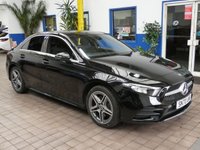 USED 2020 70 MERCEDES-BENZ A-CLASS 1.3 A250e 15.6kWh AMG Line Saloon 4dr Petrol Plug-in Hybrid 8G-DCT Euro 6 (s/s) (218 ps) SAT NAV HEATED PART LEATHER REAR VIEW CAMERA CRUISE CONTROL 1 OWNER EXCELLENT SERVICE HISTORY