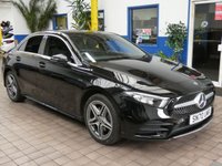USED 2020 70 MERCEDES-BENZ A-CLASS 1.3 A250e 15.6kWh AMG Line Saloon 4dr Petrol Plug-in Hybrid 8G-DCT Euro 6 (s/s) (218 ps) SAT NAV HEATED PART LEATHER REAR VIEW CAMERA CRUISE CONTROL 1 OWNER EXCELLENT SERVICE HISTORY