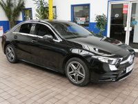 USED 2020 70 MERCEDES-BENZ A-CLASS 1.3 A250e 15.6kWh AMG Line Saloon 4dr Petrol Plug-in Hybrid 8G-DCT Euro 6 (s/s) (218 ps) SAT NAV HEATED PART LEATHER REAR VIEW CAMERA CRUISE CONTROL 1 OWNER EXCELLENT SERVICE HISTORY