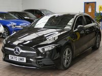 USED 2020 70 MERCEDES-BENZ A-CLASS 1.3 A250e 15.6kWh AMG Line Saloon 4dr Petrol Plug-in Hybrid 8G-DCT Euro 6 (s/s) (218 ps) SAT NAV HEATED PART LEATHER REAR VIEW CAMERA CRUISE CONTROL 1 OWNER EXCELLENT SERVICE HISTORY