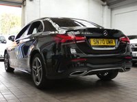 USED 2020 70 MERCEDES-BENZ A-CLASS 1.3 A250e 15.6kWh AMG Line Saloon 4dr Petrol Plug-in Hybrid 8G-DCT Euro 6 (s/s) (218 ps) SAT NAV HEATED PART LEATHER REAR VIEW CAMERA CRUISE CONTROL 1 OWNER EXCELLENT SERVICE HISTORY