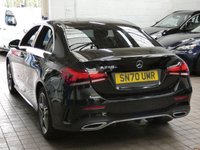 USED 2020 70 MERCEDES-BENZ A-CLASS 1.3 A250e 15.6kWh AMG Line Saloon 4dr Petrol Plug-in Hybrid 8G-DCT Euro 6 (s/s) (218 ps) SAT NAV HEATED PART LEATHER REAR VIEW CAMERA CRUISE CONTROL 1 OWNER EXCELLENT SERVICE HISTORY