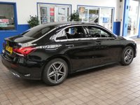 USED 2020 70 MERCEDES-BENZ A-CLASS 1.3 A250e 15.6kWh AMG Line Saloon 4dr Petrol Plug-in Hybrid 8G-DCT Euro 6 (s/s) (218 ps) SAT NAV HEATED PART LEATHER REAR VIEW CAMERA CRUISE CONTROL 1 OWNER EXCELLENT SERVICE HISTORY