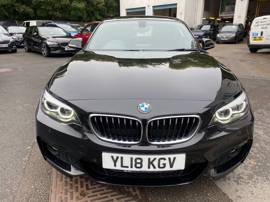 USED 2018 18 BMW 2 SERIES 2.0 220i M Sport Coupe 2dr Petrol Auto Euro 6 (s/s) (184 ps) DAB + SAT NAV
