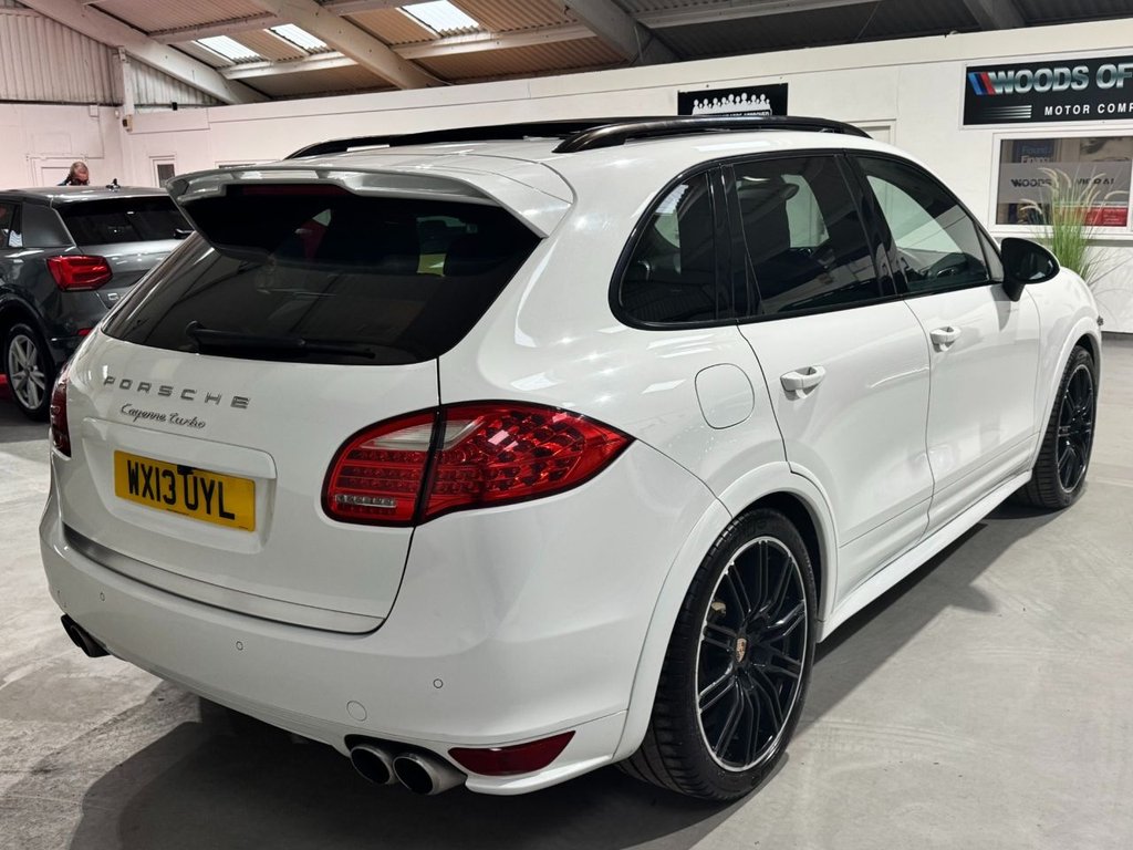 USED 2013 13 PORSCHE CAYENNE 4.8T V8 Turbo SUV 5dr Petrol TiptronicS 4WD Euro 5 (s/s) (500 ps) &pound;8909 OF FACTORY FIT UPGRADES