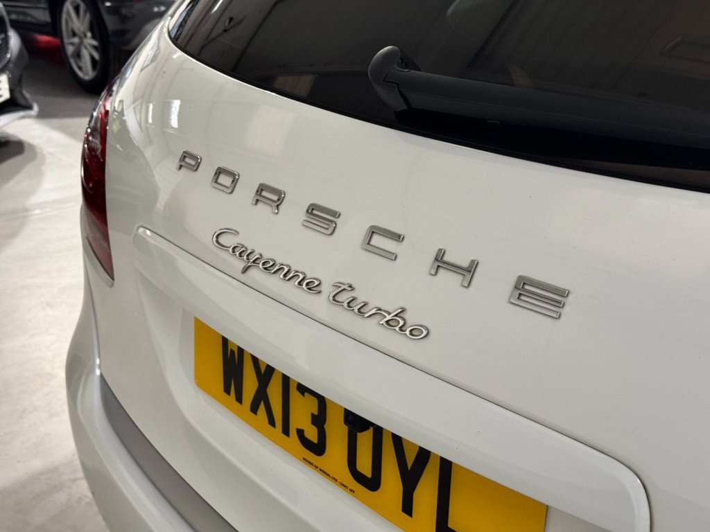 USED 2013 13 PORSCHE CAYENNE 4.8T V8 Turbo SUV 5dr Petrol TiptronicS 4WD Euro 5 (s/s) (500 ps) &pound;8909 OF FACTORY FIT UPGRADES