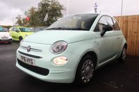 USED 2016 16 FIAT 500 1.2 Pop Hatchback 3dr Petrol Manual Euro 6 (s/s) (69 bhp) RECENT CAMBELT AND WATERPUMP