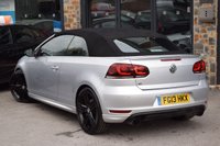USED 2013 13 VOLKSWAGEN GOLF 2.0 TSI R Cabriolet 2dr Petrol DSG Euro 5 (265 ps) LEATHER-NAV