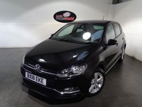 USED 2018 18 VOLKSWAGEN POLO 1.2 TSI Match Edition Hatchback 5dr Petrol Manual Euro 6 (s/s) (90 ps) FSH AIR CON CRUISE P/SENSORS E/FOLDING MIRRORS