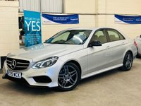 USED 2015 15 MERCEDES-BENZ E-CLASS 2.1 E220 BlueTEC AMG Night Edition Saloon 4 Door Diesel G-Tronic+ Euro 6 (s/s) (177 ps) 1 PREVIOUS OWNER ULEZ EURO 6