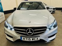 USED 2015 15 MERCEDES-BENZ E-CLASS 2.1 E220 BlueTEC AMG Night Edition Saloon 4 Door Diesel G-Tronic+ Euro 6 (s/s) (177 ps) 1 PREVIOUS OWNER ULEZ EURO 6