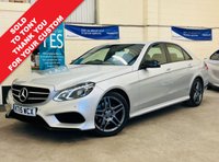 USED 2015 15 MERCEDES-BENZ E-CLASS 2.1 E220 BlueTEC AMG Night Edition Saloon 4 Door Diesel G-Tronic+ Euro 6 (s/s) (177 ps) 1 PREVIOUS OWNER ULEZ EURO 6