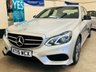 USED 2015 15 MERCEDES-BENZ E-CLASS 2.1 E220 BlueTEC AMG Night Edition Saloon 4 Door Diesel G-Tronic+ Euro 6 (s/s) (177 ps) 1 PREVIOUS OWNER ULEZ EURO 6