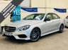 USED 2015 15 MERCEDES-BENZ E-CLASS 2.1 E220 BlueTEC AMG Night Edition Saloon 4 Door Diesel G-Tronic+ Euro 6 (s/s) (177 ps) 1 PREVIOUS OWNER ULEZ EURO 6