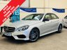 USED 2015 15 MERCEDES-BENZ E-CLASS 2.1 E220 BlueTEC AMG Night Edition Saloon 4 Door Diesel G-Tronic+ Euro 6 (s/s) (177 ps) 1 PREVIOUS OWNER ULEZ EURO 6