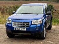 USED 2008 58 LAND ROVER FREELANDER 2 2.2 TD4 SE SUV 5dr Diesel Manual 4WD Euro 4 (160 ps) ONLY 1 FORMER KEEPER FROM NEW