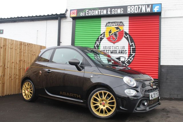 2020 70 Abarth 595 1.4 595 T-Jet Scorpioneoro Hatchback 3dr Petrol Manual Euro  6 (165 bhp) 1 of 200 UK Cars