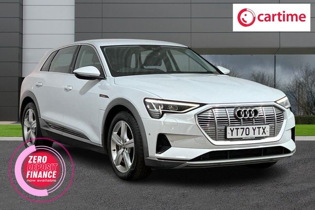 View our Audi E-Tron QUATTRO BASE 5d 403 BHP Touchscreen, Reverse Camera, Heated Front Seats, Privacy Glass, Power Tailgate