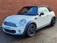 USED 2013 13 MINI CONVERTIBLE 1.6 One Convertible 2dr Petrol Manual Euro 6 (98 ps) Pepper Pack