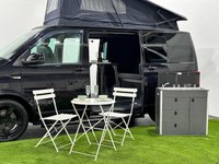 USED 2016 16 VOLKSWAGEN TRANSPORTER 2.0 BiTDI T32 BlueMotion Tech Highline  5dr Diesel DSG 4Motion SWB Euro 5 (s/s) (180 ps) Pod kitchen Hob & Sink, Double Slide Electric Doors, Rusty Lee Rock n Roll Bed,Cab Curtains, Big V kamper  & kustom Conversion Pack