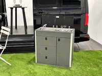USED 2016 16 VOLKSWAGEN TRANSPORTER 2.0 BiTDI T32 BlueMotion Tech Highline  5dr Diesel DSG 4Motion SWB Euro 5 (s/s) (180 ps) Pod kitchen Hob & Sink, Double Slide Electric Doors, Rusty Lee Rock n Roll Bed,Cab Curtains, Big V kamper  & kustom Conversion Pack
