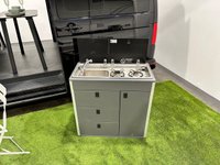 USED 2016 16 VOLKSWAGEN TRANSPORTER 2.0 BiTDI T32 BlueMotion Tech Highline  5dr Diesel DSG 4Motion SWB Euro 5 (s/s) (180 ps) Pod kitchen Hob & Sink, Double Slide Electric Doors, Rusty Lee Rock n Roll Bed,Cab Curtains, Big V kamper  & kustom Conversion Pack