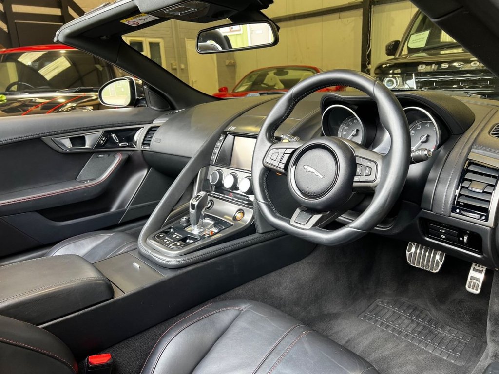 USED 2014 64 JAGUAR F-TYPE 5.0 V8 S Convertible 2dr Petrol Auto Euro 5 (s/s) (495 ps) 1YR WARRANTY|PERFORMANCE SEATS
