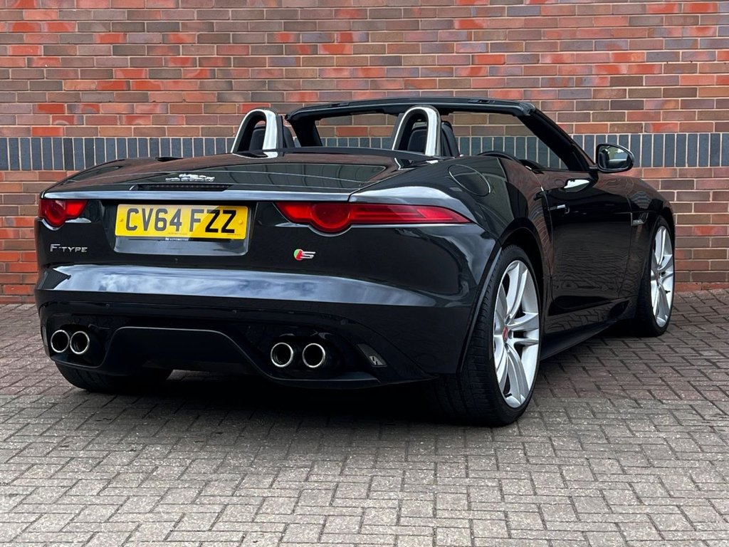 USED 2014 64 JAGUAR F-TYPE 5.0 V8 S Convertible 2dr Petrol Auto Euro 5 (s/s) (495 ps) 1YR WARRANTY|PERFORMANCE SEATS