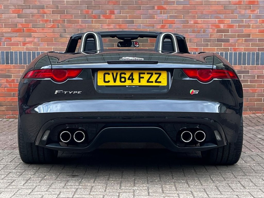 USED 2014 64 JAGUAR F-TYPE 5.0 V8 S Convertible 2dr Petrol Auto Euro 5 (s/s) (495 ps) 1YR WARRANTY|PERFORMANCE SEATS