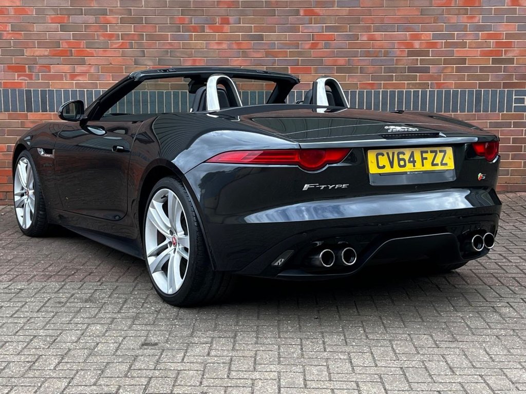 USED 2014 64 JAGUAR F-TYPE 5.0 V8 S Convertible 2dr Petrol Auto Euro 5 (s/s) (495 ps) 1YR WARRANTY|PERFORMANCE SEATS