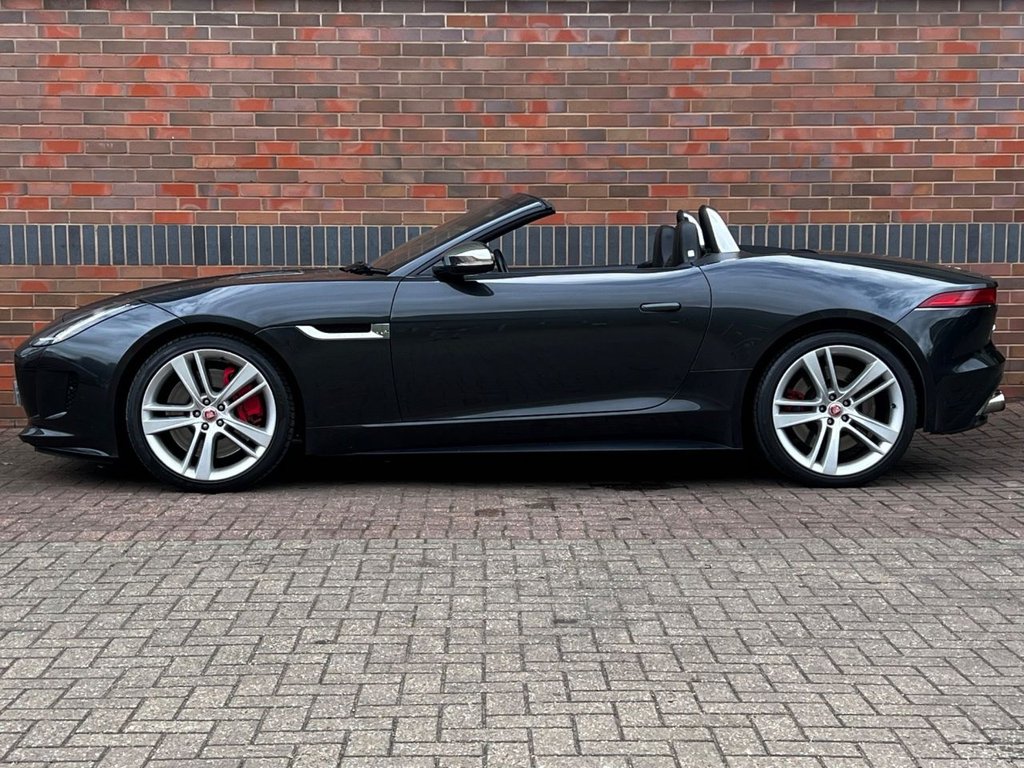 USED 2014 64 JAGUAR F-TYPE 5.0 V8 S Convertible 2dr Petrol Auto Euro 5 (s/s) (495 ps) 1YR WARRANTY|PERFORMANCE SEATS