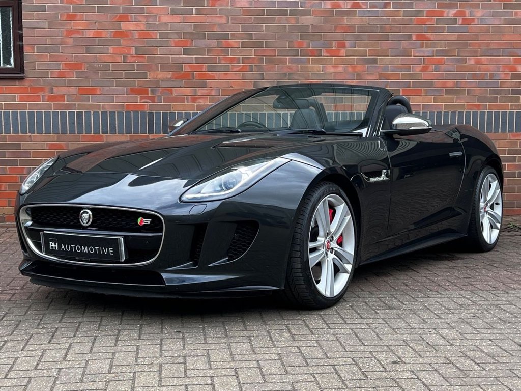 USED 2014 64 JAGUAR F-TYPE 5.0 V8 S Convertible 2dr Petrol Auto Euro 5 (s/s) (495 ps) 1YR WARRANTY|PERFORMANCE SEATS