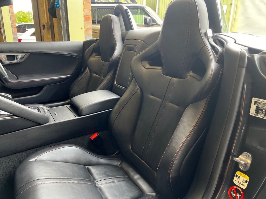 USED 2014 64 JAGUAR F-TYPE 5.0 V8 S Convertible 2dr Petrol Auto Euro 5 (s/s) (495 ps) 1YR WARRANTY|PERFORMANCE SEATS