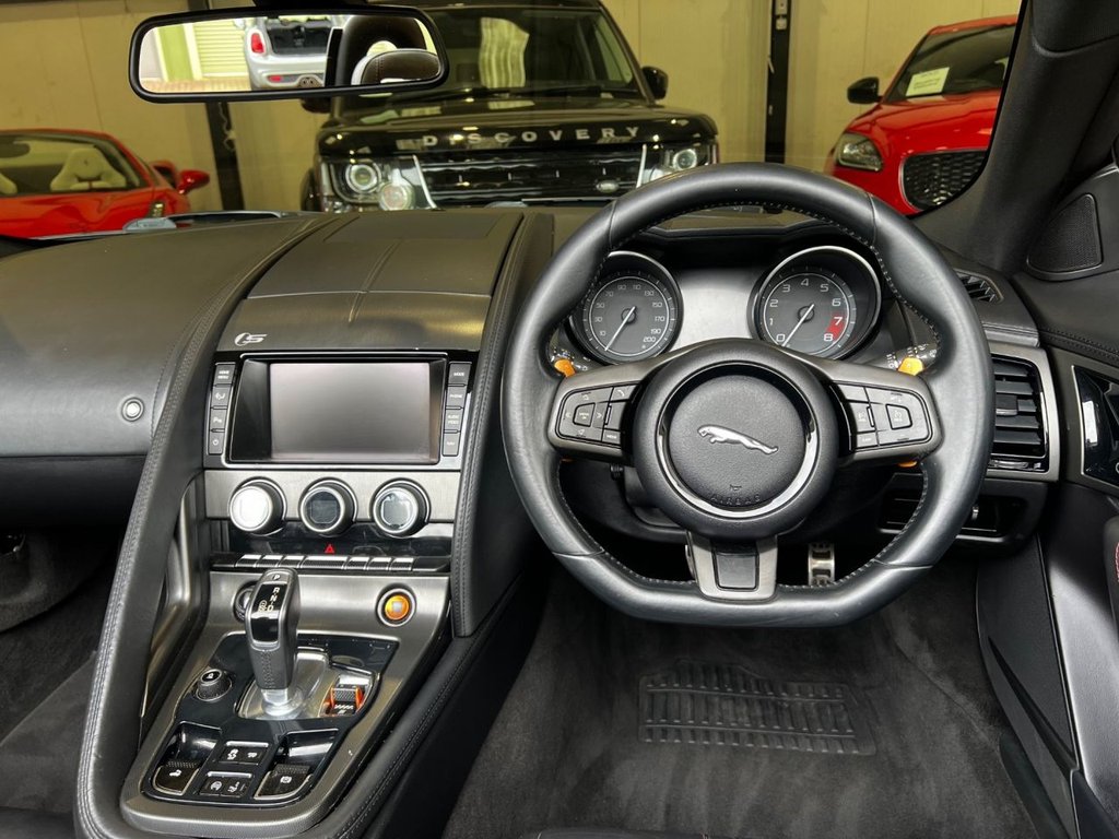 USED 2014 64 JAGUAR F-TYPE 5.0 V8 S Convertible 2dr Petrol Auto Euro 5 (s/s) (495 ps) 1YR WARRANTY|PERFORMANCE SEATS
