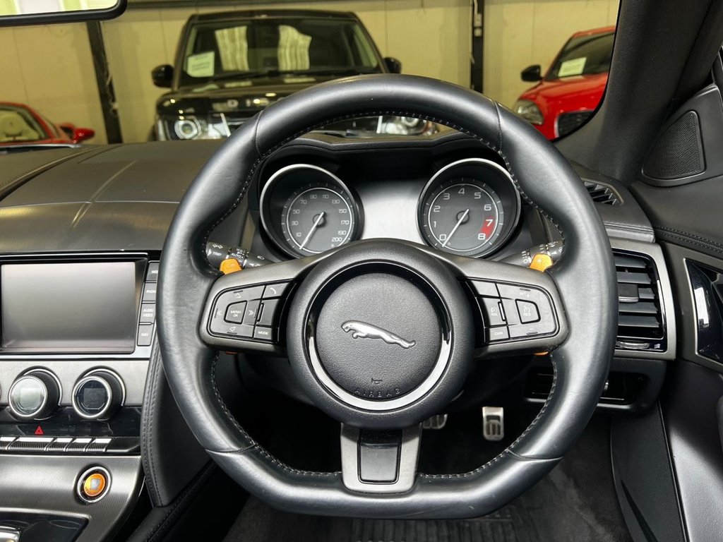 USED 2014 64 JAGUAR F-TYPE 5.0 V8 S Convertible 2dr Petrol Auto Euro 5 (s/s) (495 ps) 1YR WARRANTY|PERFORMANCE SEATS