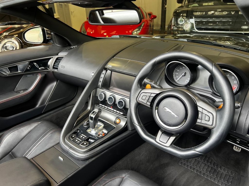 USED 2014 64 JAGUAR F-TYPE 5.0 V8 S Convertible 2dr Petrol Auto Euro 5 (s/s) (495 ps) 1YR WARRANTY|PERFORMANCE SEATS