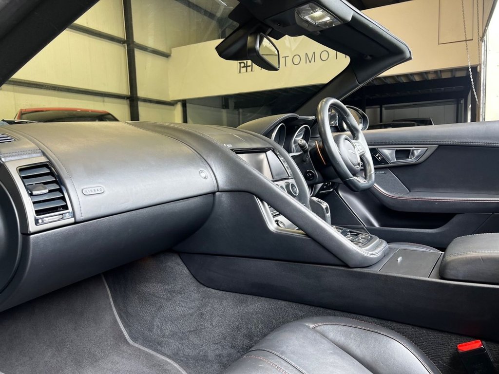 USED 2014 64 JAGUAR F-TYPE 5.0 V8 S Convertible 2dr Petrol Auto Euro 5 (s/s) (495 ps) 1YR WARRANTY|PERFORMANCE SEATS