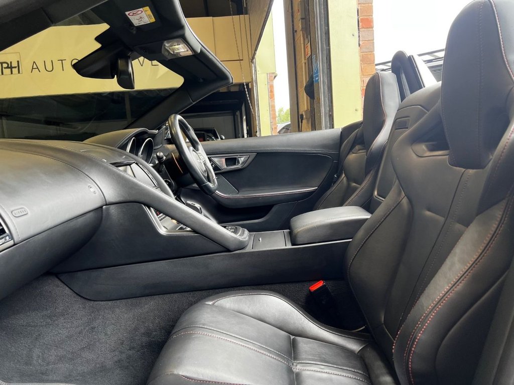 USED 2014 64 JAGUAR F-TYPE 5.0 V8 S Convertible 2dr Petrol Auto Euro 5 (s/s) (495 ps) 1YR WARRANTY|PERFORMANCE SEATS
