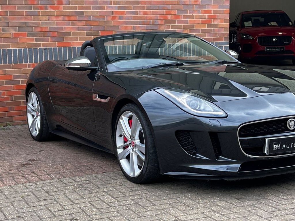 USED 2014 64 JAGUAR F-TYPE 5.0 V8 S Convertible 2dr Petrol Auto Euro 5 (s/s) (495 ps) 1YR WARRANTY|PERFORMANCE SEATS