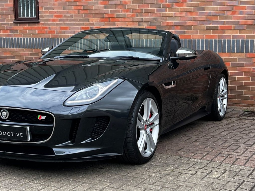 USED 2014 64 JAGUAR F-TYPE 5.0 V8 S Convertible 2dr Petrol Auto Euro 5 (s/s) (495 ps) 1YR WARRANTY|PERFORMANCE SEATS