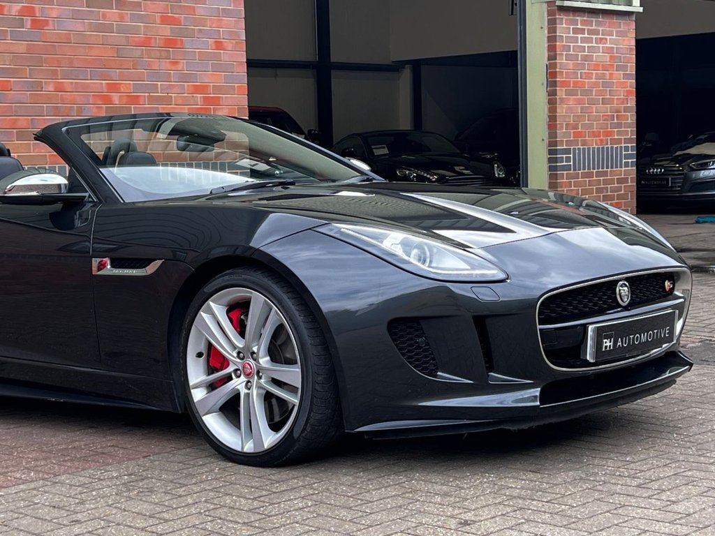 USED 2014 64 JAGUAR F-TYPE 5.0 V8 S Convertible 2dr Petrol Auto Euro 5 (s/s) (495 ps) 1YR WARRANTY|PERFORMANCE SEATS