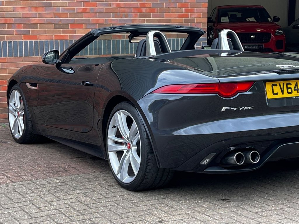 USED 2014 64 JAGUAR F-TYPE 5.0 V8 S Convertible 2dr Petrol Auto Euro 5 (s/s) (495 ps) 1YR WARRANTY|PERFORMANCE SEATS