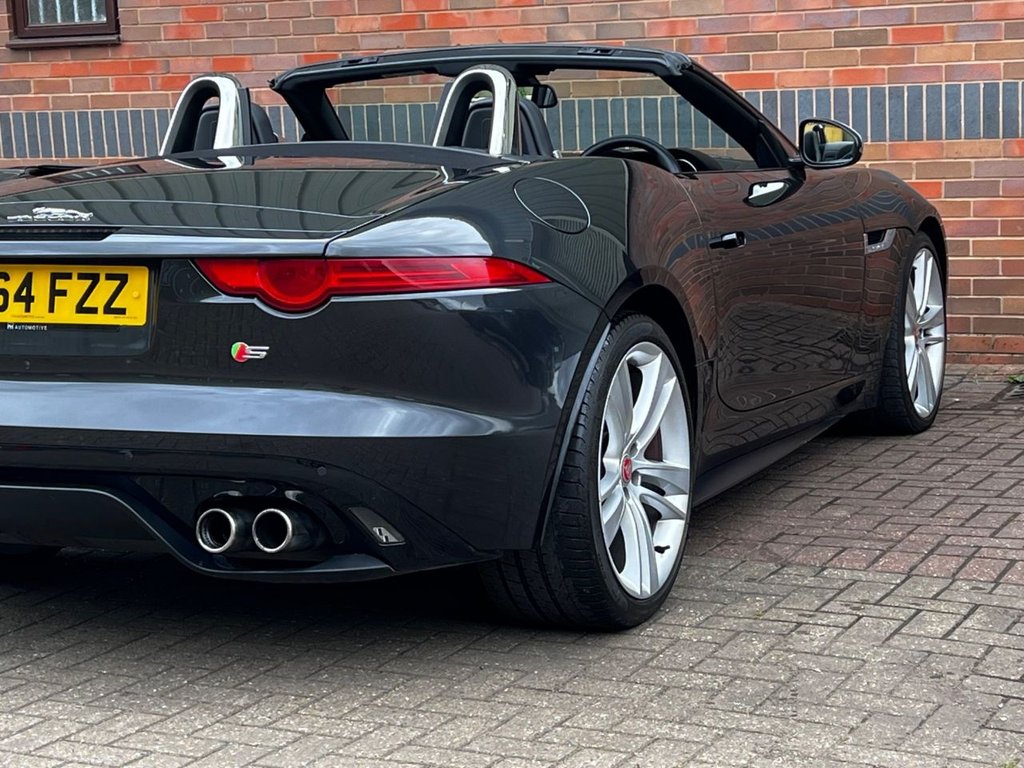 USED 2014 64 JAGUAR F-TYPE 5.0 V8 S Convertible 2dr Petrol Auto Euro 5 (s/s) (495 ps) 1YR WARRANTY|PERFORMANCE SEATS