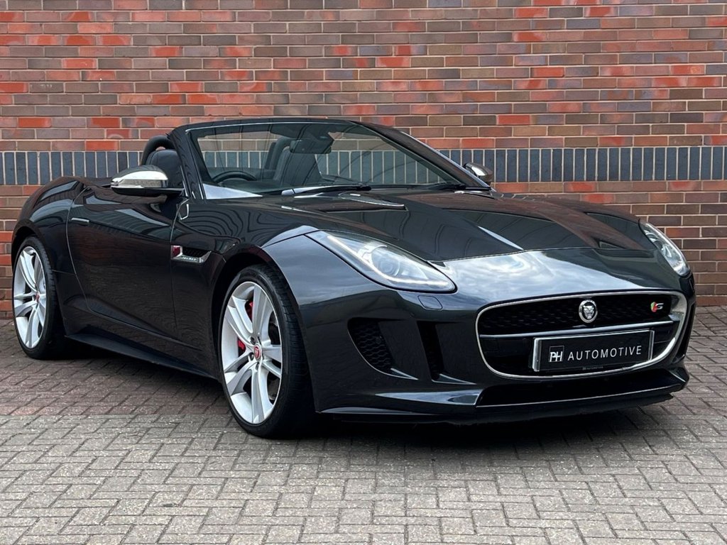 USED 2014 64 JAGUAR F-TYPE 5.0 V8 S Convertible 2dr Petrol Auto Euro 5 (s/s) (495 ps) 1YR WARRANTY|PERFORMANCE SEATS