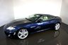 USED 2014 14 JAGUAR XK 5.0 V8 Signature Coupe 2dr Petrol Auto Euro 5 (385 ps)-Superb low mileage example-Finished in Dark Sapphire Metallic-Heated Soft Grain Ivory Leather Upholstery-20 inch alloy wheels-dual climate control-cruise control-Mfsw-Satnav-Dab radio-Bluetooth-Electric memory seats-Reverse camera-Bowers & Wilkins Sound System-Traditional Colour combination. 